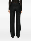 Dries Van Noten Women Pinstripped Wool Trousers