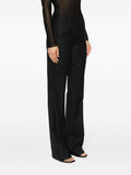 Dries Van Noten Women Pinstripped Wool Trousers