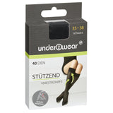 Underwear Black 40 Denier Knee-High Stockings Size 35-38