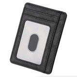 Leather Slim Wallet Credit Card Holder RFID Blocking Pocket ID Money USA