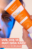 Avene Fragrance-Free Sunscreen Cream for Dry Skin SPF50+ - Water-Resistant & Moisturizing