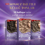 Wella Koleston Ash Brown Hair Dye Kit: Permanent Cool Tone Hair Color, Repairs Damage, Neutralizes Brassiness, Lasts Up to 10 Weeks