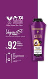 Gliss Full Hair Wonder Anti-Hair Loss Shampoo: Strengthens, Volumizes Thin Hair with Biotin & Collagen - 400ml
