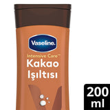 Vaseline Cocoa Glow Body Lotion - 48 Hour Moisturization, Ultra Hydrating Lipid Formula, Non-Greasy Texture for Dry Skin