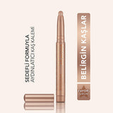 Flormar Brow Up Champagne Eyebrow Highlighter Pencil - Lift & Illuminate, Long-Lasting Shimmer, Soft Texture