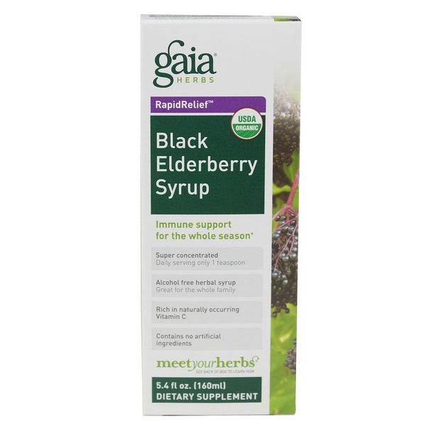 Gaia Herbs Black Elderberry Syrup (5.4 oz)