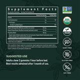 Gaia Herbs Organic Sleep Gummies, Sleep Support, Ashwagandha, Organic Reishi Mushroom, Passionflower, USDA Certified Organic, Non-GMO, Gluten Free, Vegan, 40 Count