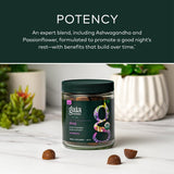 Gaia Herbs Organic Sleep Gummies, Sleep Support, Ashwagandha, Organic Reishi Mushroom, Passionflower, USDA Certified Organic, Non-GMO, Gluten Free, Vegan, 40 Count