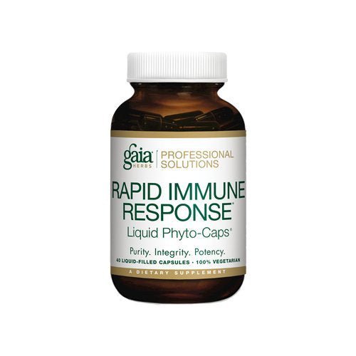 Gaia Herbs Rapid Immune Response (Rx-A Defense) 40 Liquid Phyto-Caps (AKA Quick Defense [not-pro version])