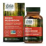 Gaia Reishi Mushroom 40 Vcaps