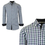 Galaxy by Harvic Men's Long-Sleeve Slim-Fit Printed Dress Shirt