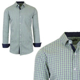 Galaxy by Harvic Men's Long-Sleeve Slim-Fit Printed Dress Shirt