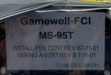 Gamewell-FCI GWMS-95T Single Action Pull Station