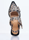 Ganni Women Feminine Buckle Ballerina Flats