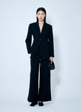 Ganni Women Solid Twill Suiting Cargo Pants