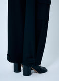 Ganni Women Solid Twill Suiting Cargo Pants