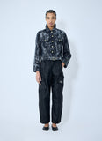 Ganni Women Heavy Denim Belted Jacket