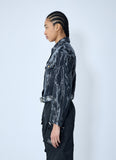 Ganni Women Heavy Denim Belted Jacket