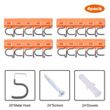 Garden Tool Organizer Wall Mounted Hanger Hooks Home Garage Set