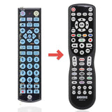 Anderic Substitute for GE 24116 4-Device Universal Remote Control [RRU401]