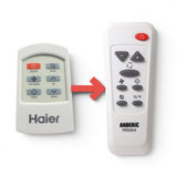 Anderic Substitute for Haier / GE WJ26X23758 Room Air Conditioner Remote Control [RR2054]