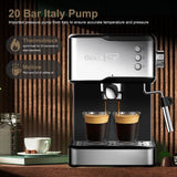 Geek Chef Espresso Machine Coffee with Milk Frother Steam Wand
