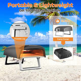 Geek Chef Outdoor Pizza Oven Pizza Grilling 12'' Portable Gas Oven