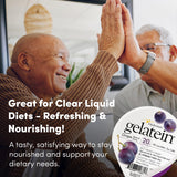 Gelatein Oral Supplement, Grape Flavor, 4 oz Cup