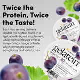 Gelatein Oral Supplement, Grape Flavor, 4 oz Cup