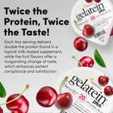 Gelatein Plus Oral Supplement, Cherry Flavor, 4 oz Cup
