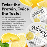 Gelatein Plus Oral Supplement, Lemon Flavor, 4 oz Cup