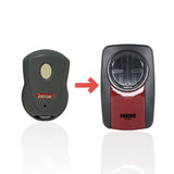 Anderic Substitute for Genie GICT390-1 1-Button Keychain Intellicode Series II 390 MHz Garage Door Opener Remote Control [375UT-2button]