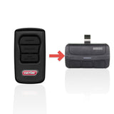 Anderic Substitute for Genie GM3T-R 3-Button for Genie with Learn and 9/12 DIP Switches Garage Door Opener Remote Control [375UT-3button]