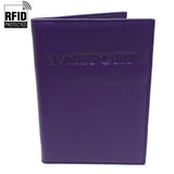 Genuine Leather RFID Passport Holder