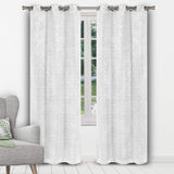 Geometric Pattern Blackout Thermal Window Curtain Pair Panel