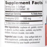 Geri-Care Coenzyme Q-10 (CoQ10) Dietary Supplement, 100 mg