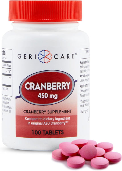 Geri-Care Cranberry Dietary Supplement, 450 mg