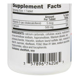 Geri-Care Oyster Shell Calcium Plus Vitamin D Supplement, 500 mg, 60 tablets