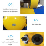 Giant Heavy-Duty Inflatable Iceberg With Water Slide And Air Pump (SAK30548)