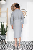 Waffle Kimono Spa Bathrobe for Men -  Absorbent, Lightweight