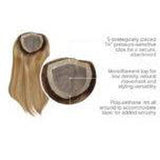 GILDED 18" - Top Piece by Raquel Welch - 100% Human Hair