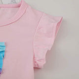 Girl's Cotton Casual Unicorn Dress
