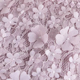 Girls' Ruffle Mesh Embroidered Dress