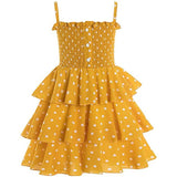 Girl's Wedding Lace Sleeveless Dress