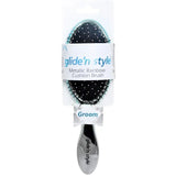 Glide'N Style Metallic Rainbow Cushion Hair Brush No: 246