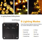 Globe String Solar Lights 30 Ball