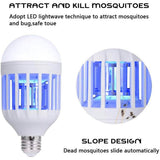 GLOUE 2-in-1 Bug Zapper and Mosquito Killer Lamp