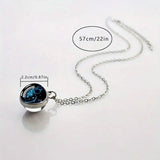 Glow-in-the-Dark Zodiac Pendant Necklace