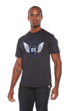 GO HEAVY Men's Bamboo Viscose/Organic Cotton Short Sleeve Graphic T-Shirt