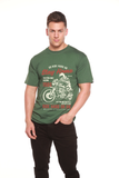 Go Ride Hard Men's Bamboo Viscose/Organic Cotton Short Sleeve Graphic T-Shirt
